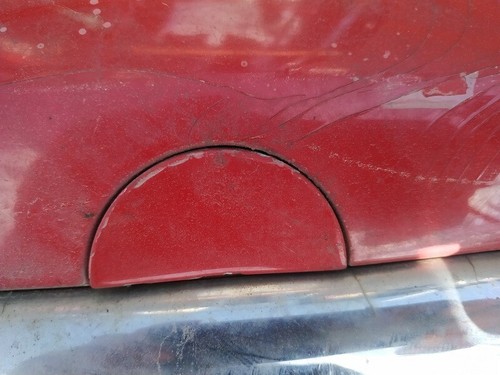 Tow hook cover - rear, (bumper