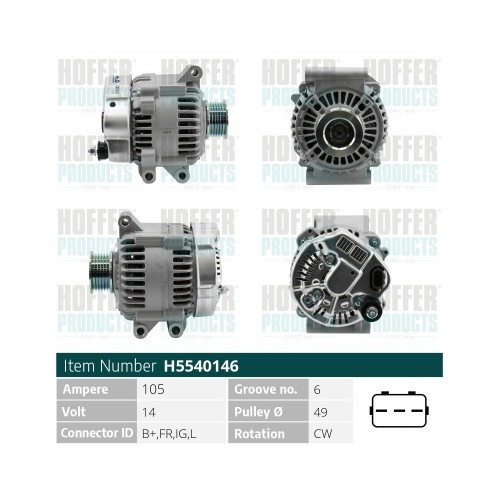 Hoffer alternator mini - hoffer,