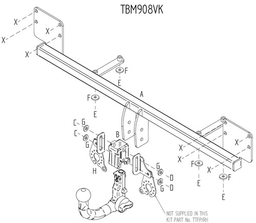 Towtrust vertical detachable - vertical,