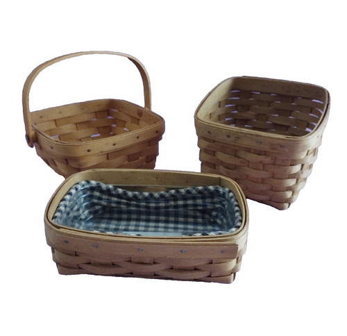 Longaberger baskets lot signed - baskets,