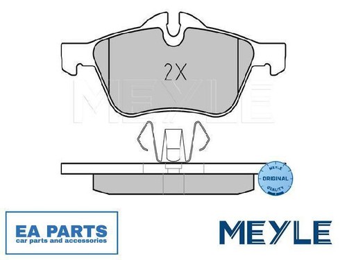 Brake pad set disc - pad, for