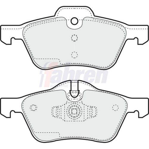 Brake pads set for mini - brake,