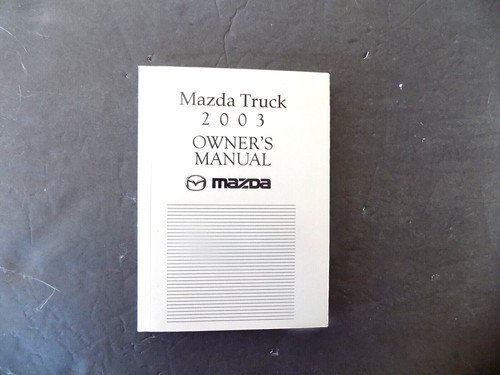 2003 mazda truck - truck, manual