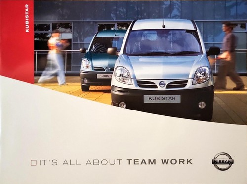 Nissan kubistar brochure - nissan,