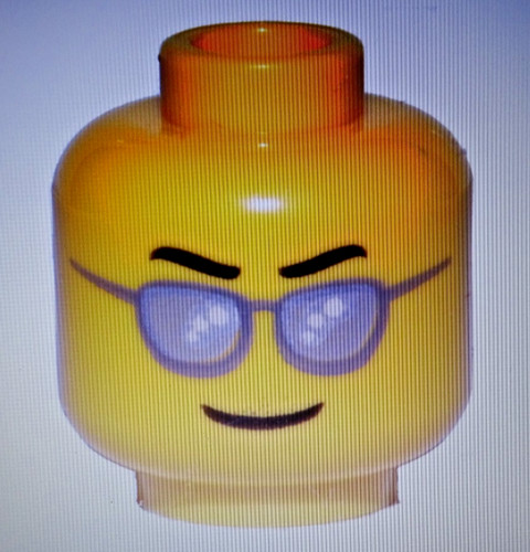 Lego minifigure head - lego,